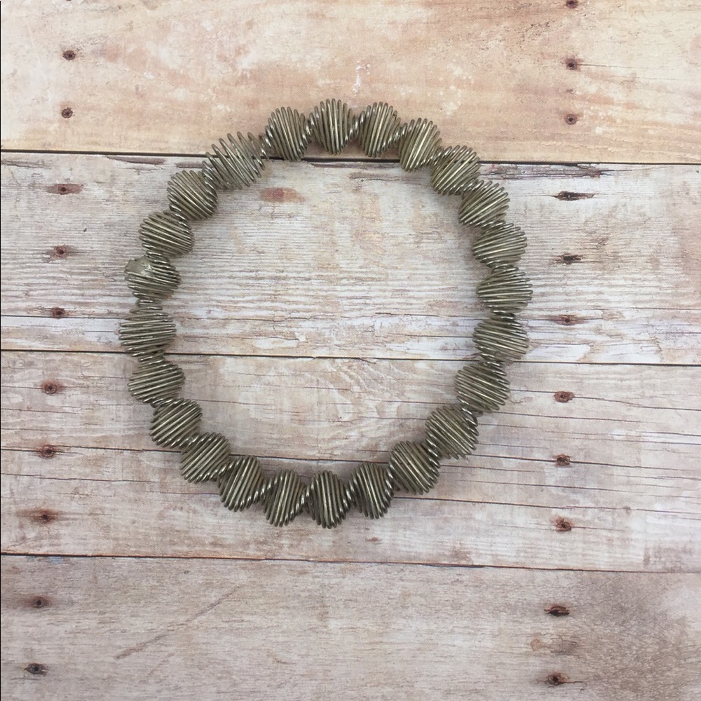 Vintage Spiral Bracelet - Silver Tone Metal Art